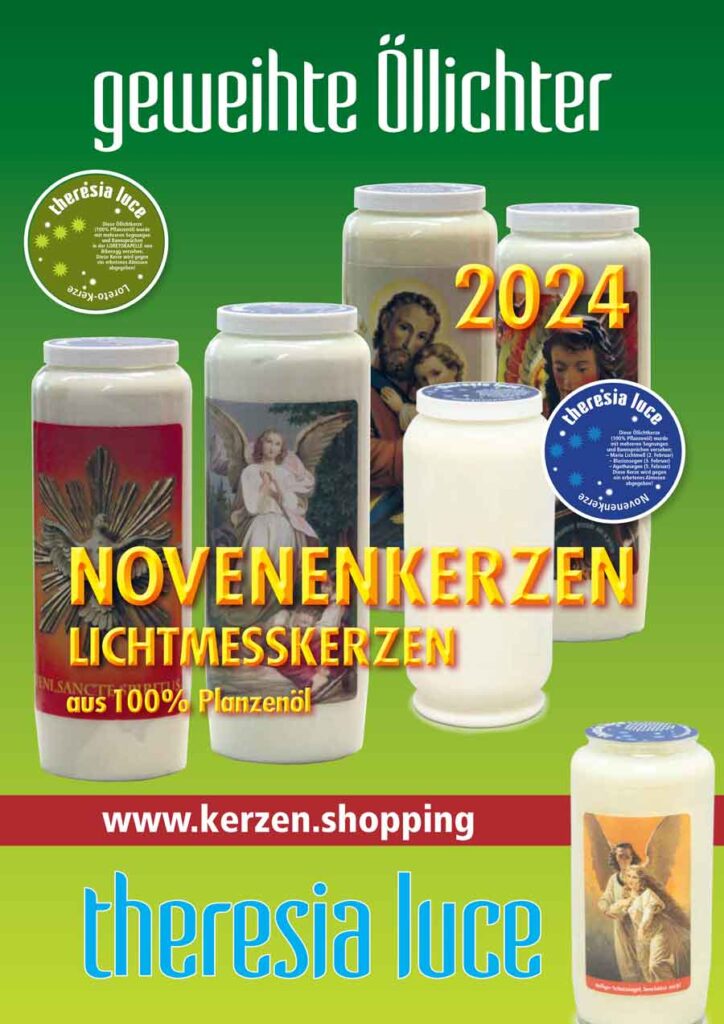 theresia.ch Flyer Kerzen Shopping 2024 Cover